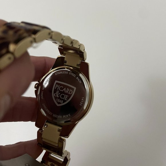 PICARD & CIE Gold Watch NEW in Box - Picture 8 of 11